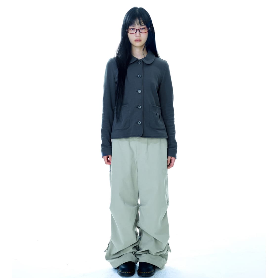 [2] 코이세이오 소프트 스트랩 라인 팬츠 베이지 상품이미지4