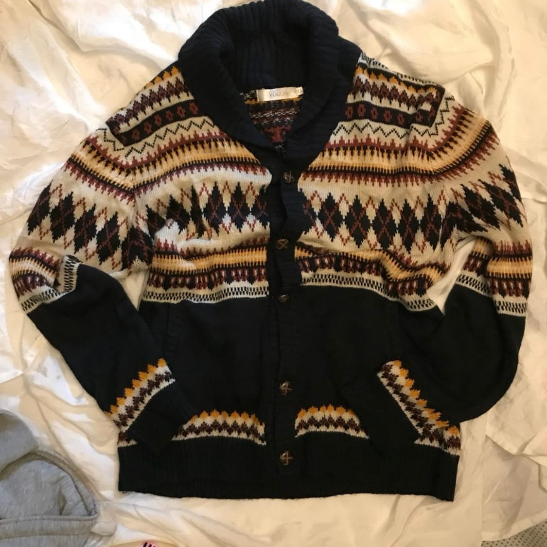 JPN Vintage 모리걸 너드 코위찬 노르딕 니트 상품이미지2