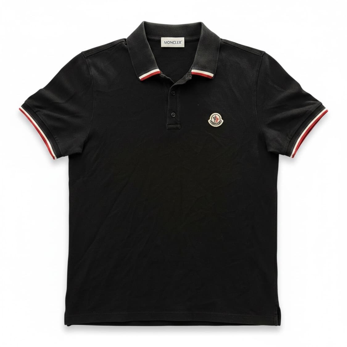 몽클레어 정품 로고 폴로 셔츠 블랙 L 상품이미지1