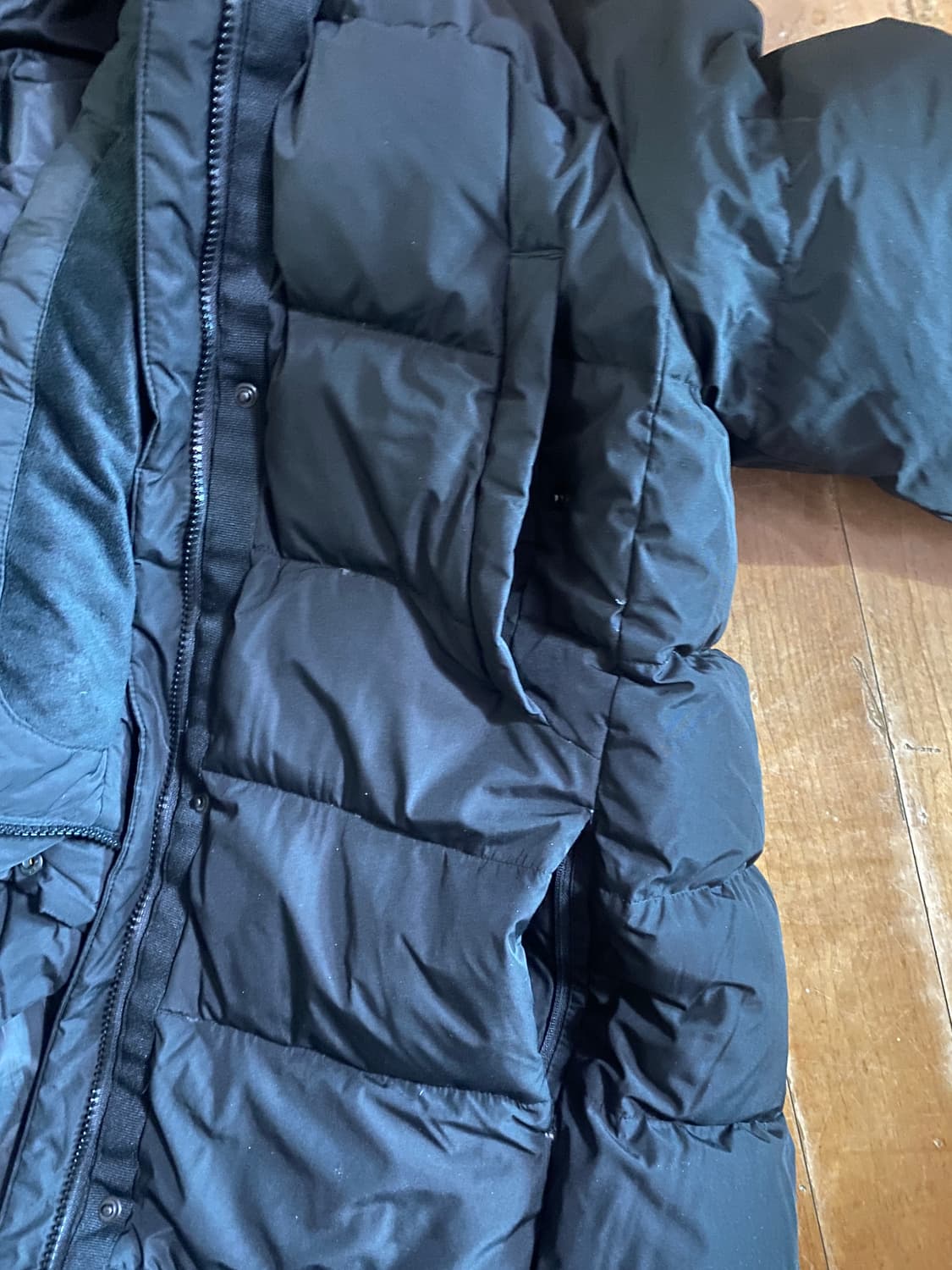 탑텐 여성 폴라리스 덕다운 롱패딩 85 블랙 상품이미지6