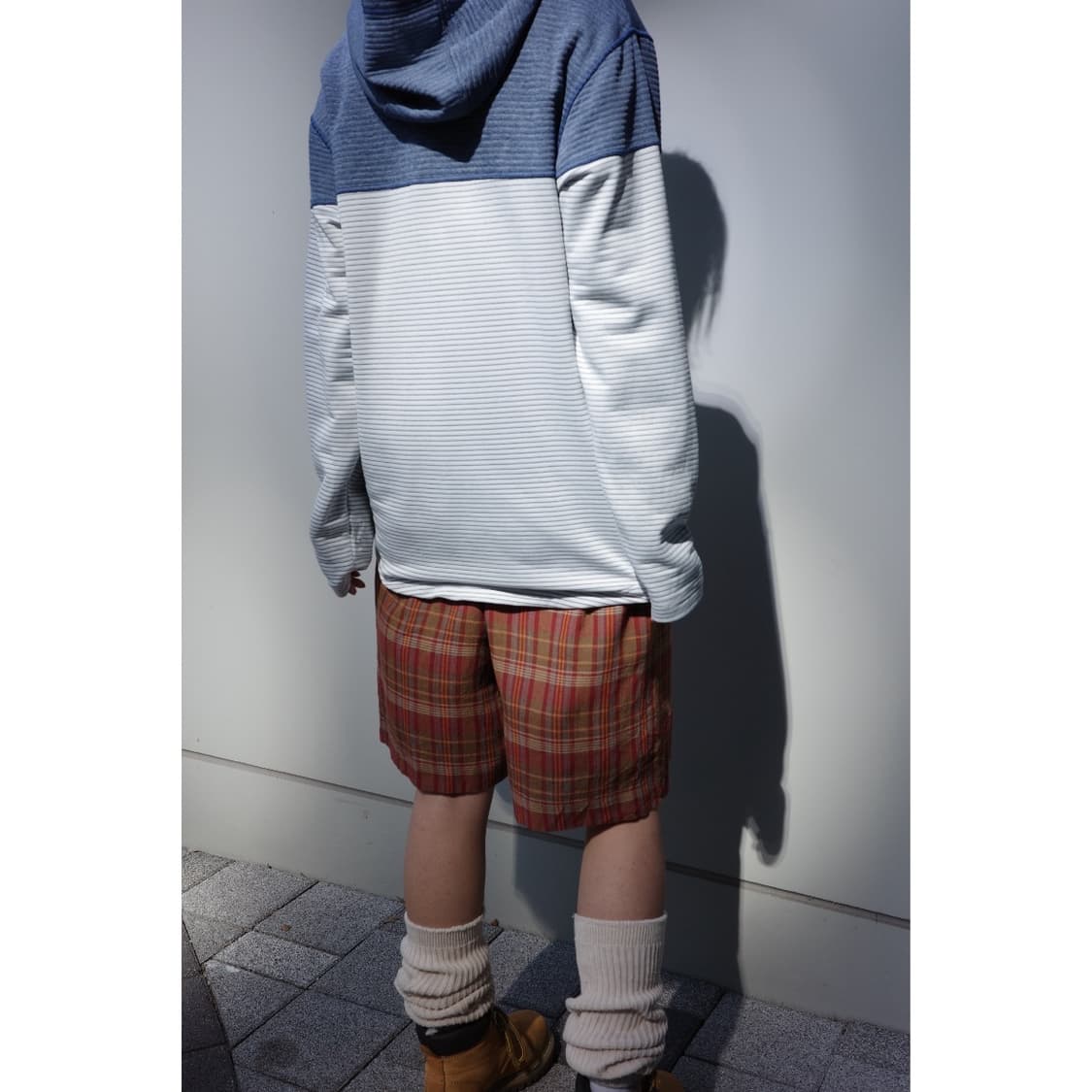 빈티지 브릭 체크 하프 팬츠 상품이미지3