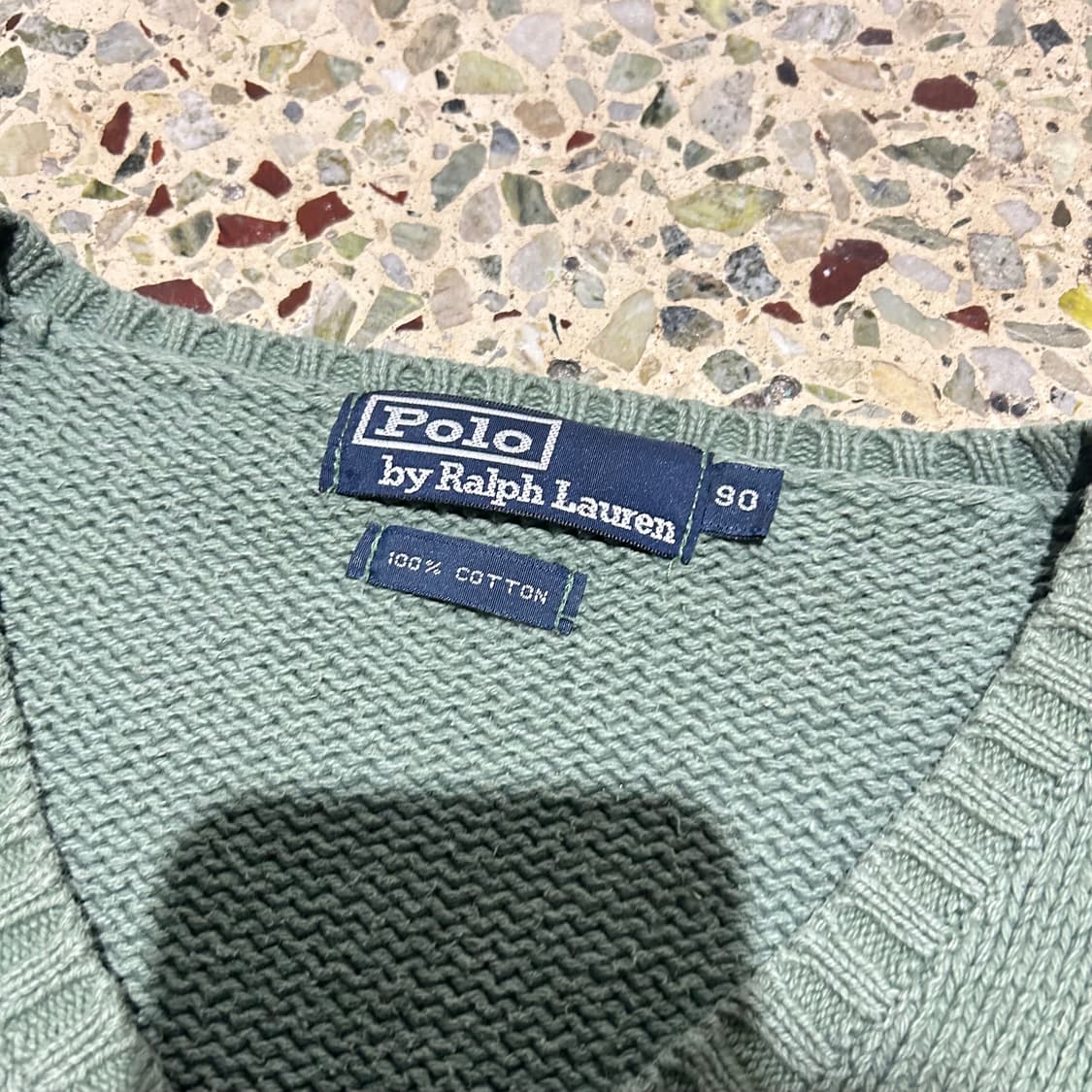 폴로 랄프로렌(POLO RalphLauren)그린 코튼 니트 상품이미지4