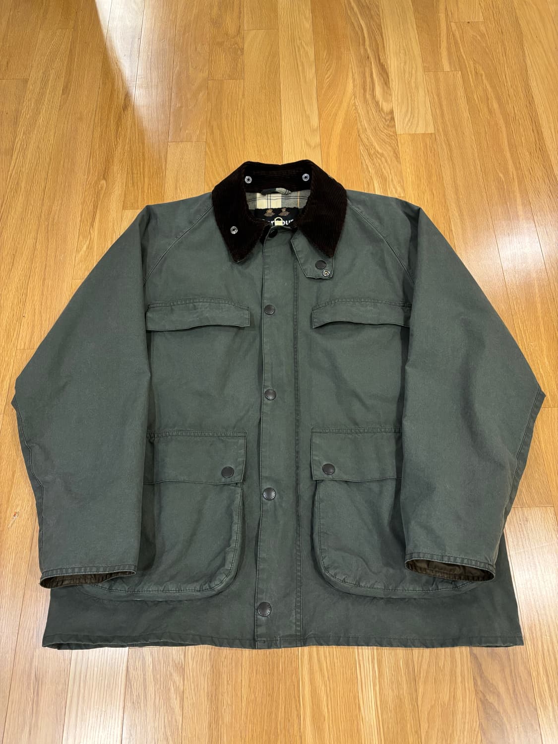 24FW바버(Barbour)X빔즈(BEAMS)별주 올드 비데일 워싱버젼 상품이미지4