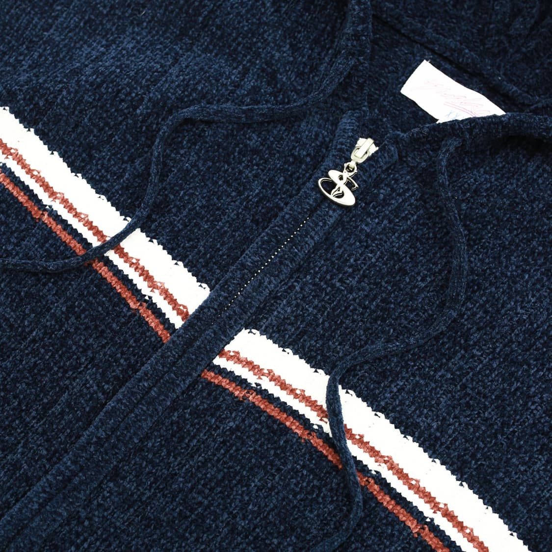 Yardsale PHANTASY CHENILLE 집업 후드집업 네이비 상품이미지2