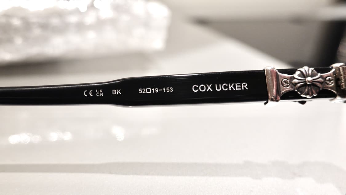 크롬하츠 콕스어커 블랙/실버 안경 상품이미지10