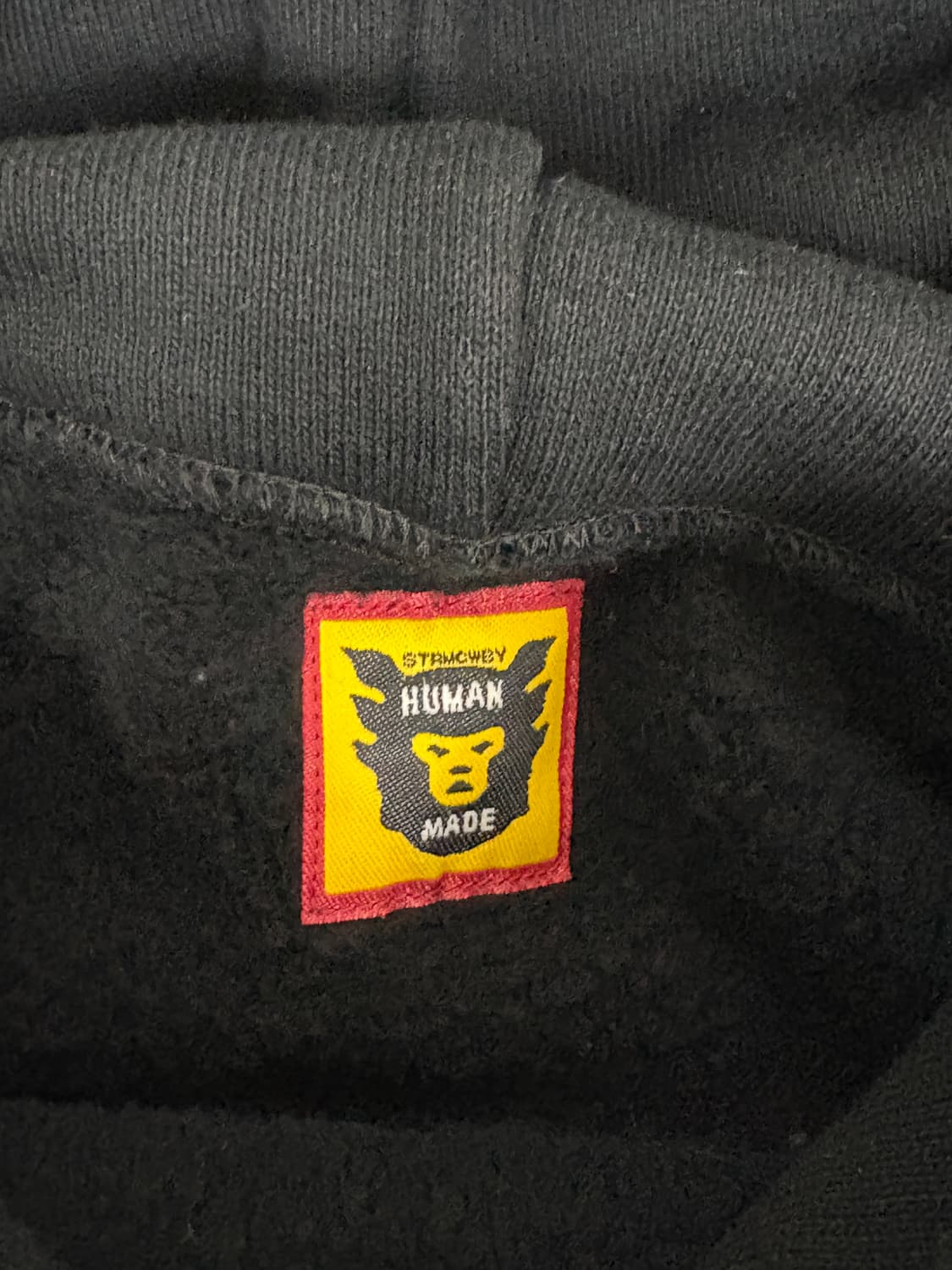 휴먼메이드 헤비웨이트 후드 블랙 상품이미지3