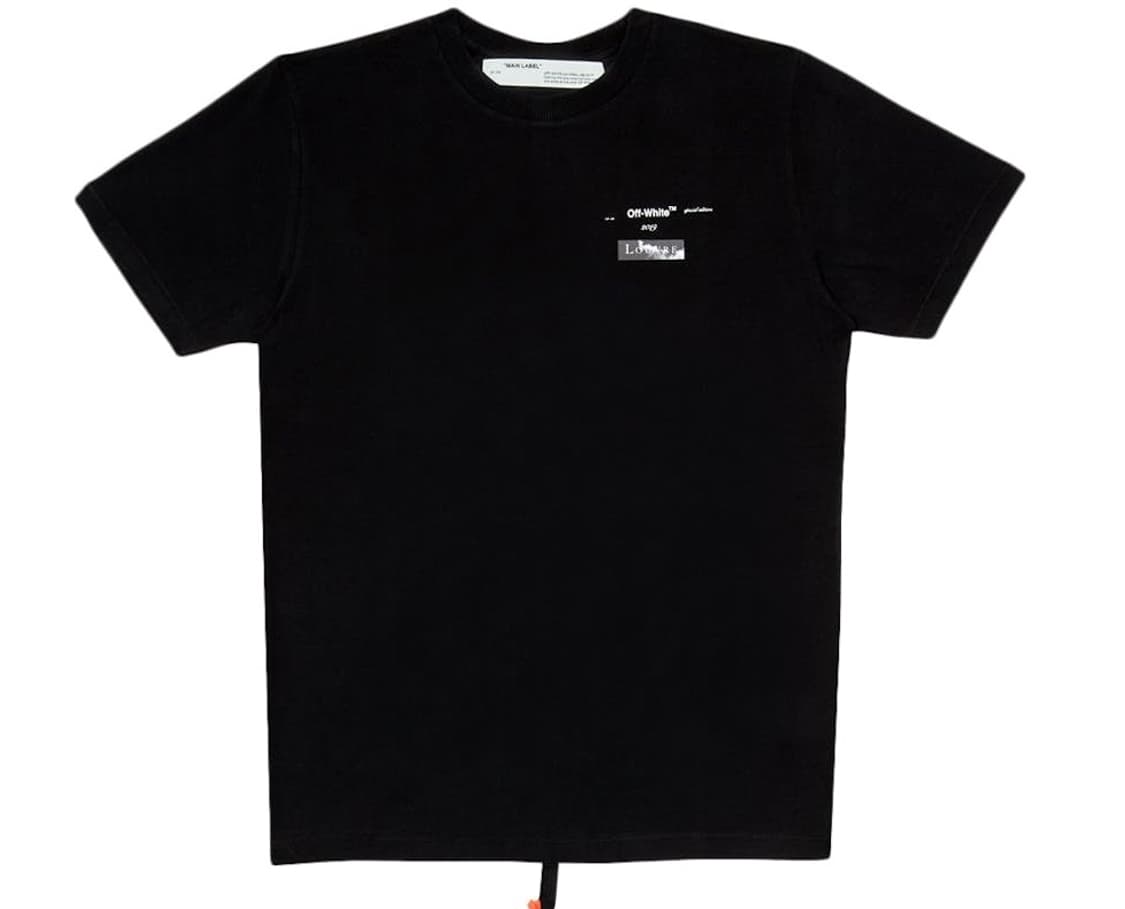 오프화이트 루브르 콜라보 반팔 티 상품이미지1