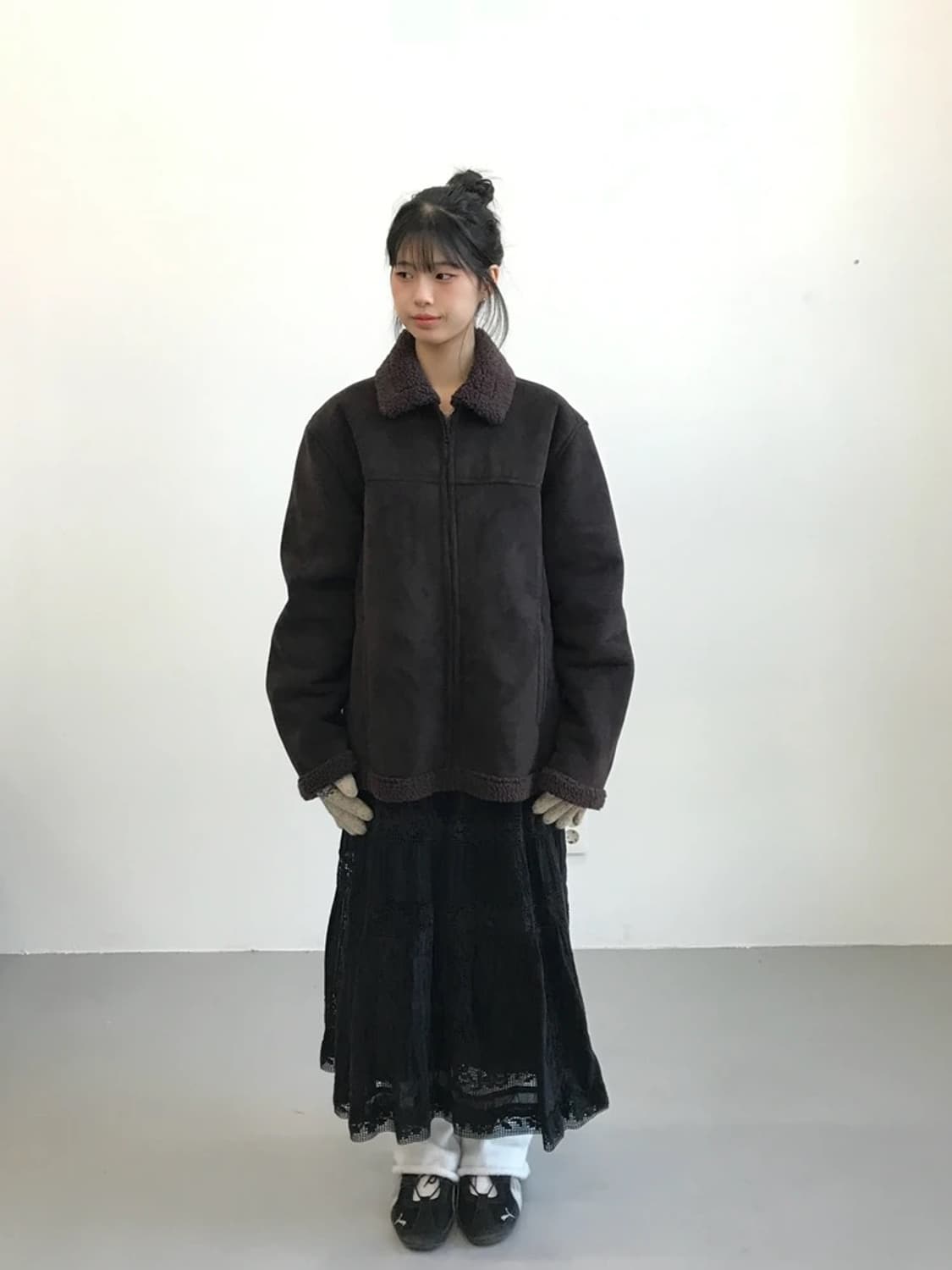 Nota Bene Shearling Style Boa Jacket 상품이미지1