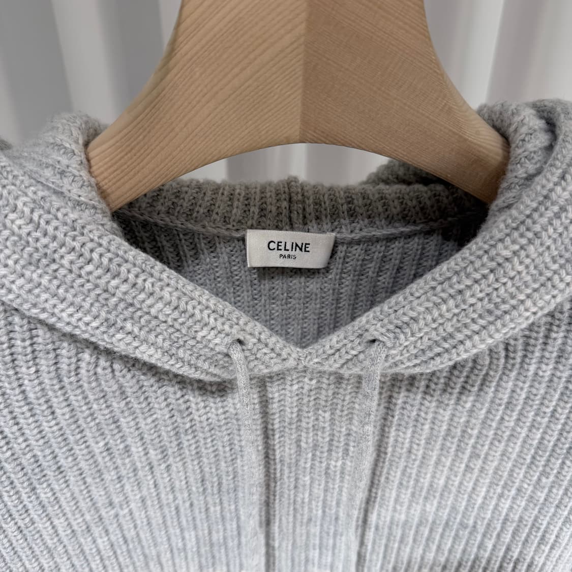 (A+/S) / 셀린느 울리브드 그레이 니트 후드 상품이미지4
