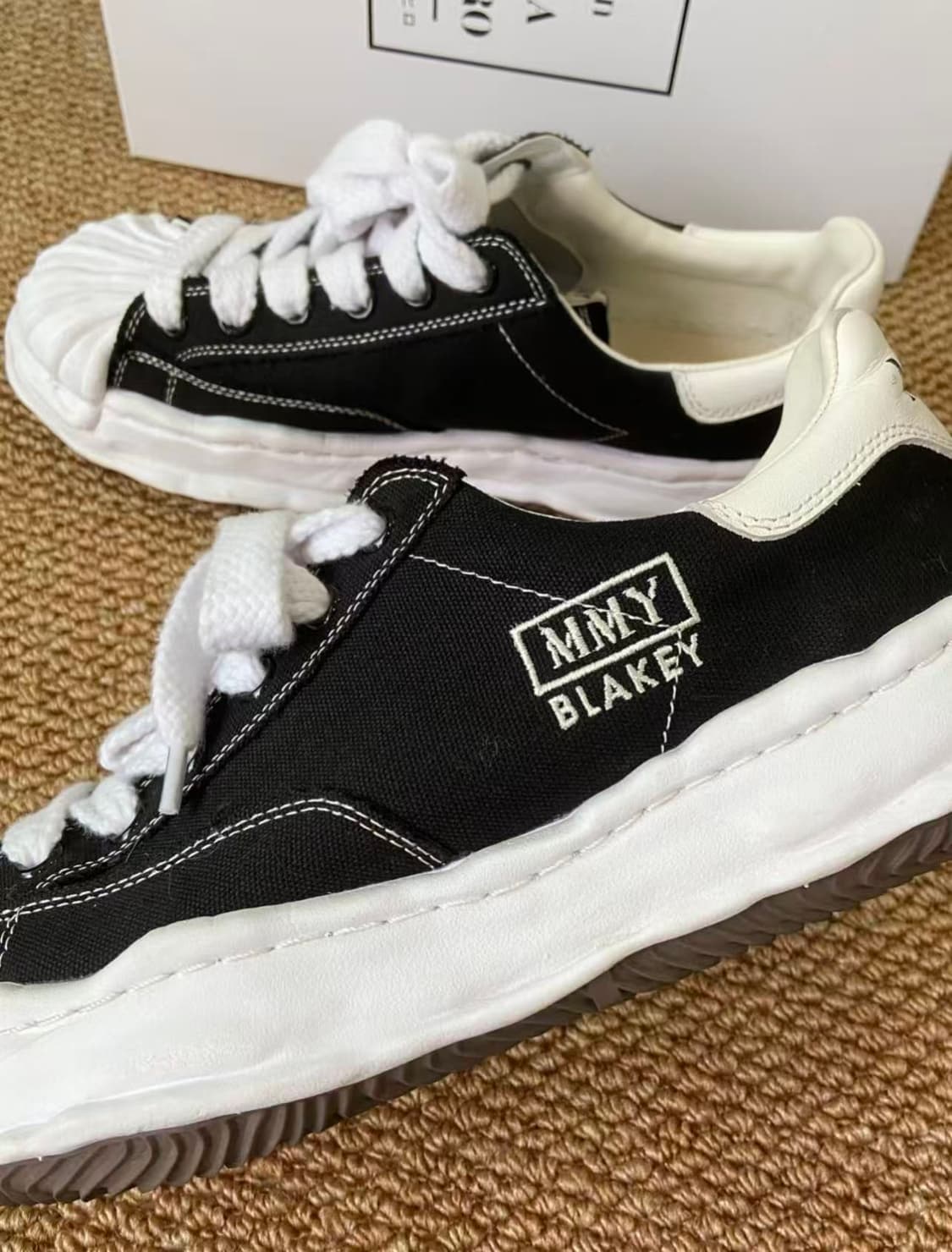 종 미하라 야스히로 블레이키 OG 솔 캔버스 로우탑 275mm
 상품이미지2