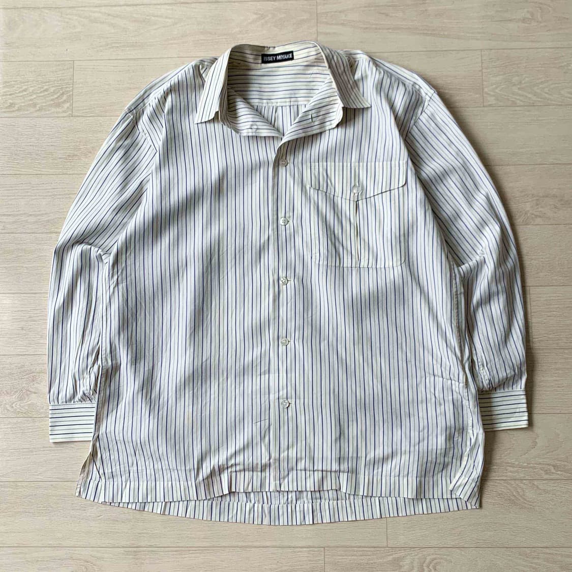 이세이 미야케 원 포켓 스트라이프 셔츠 상품이미지1
