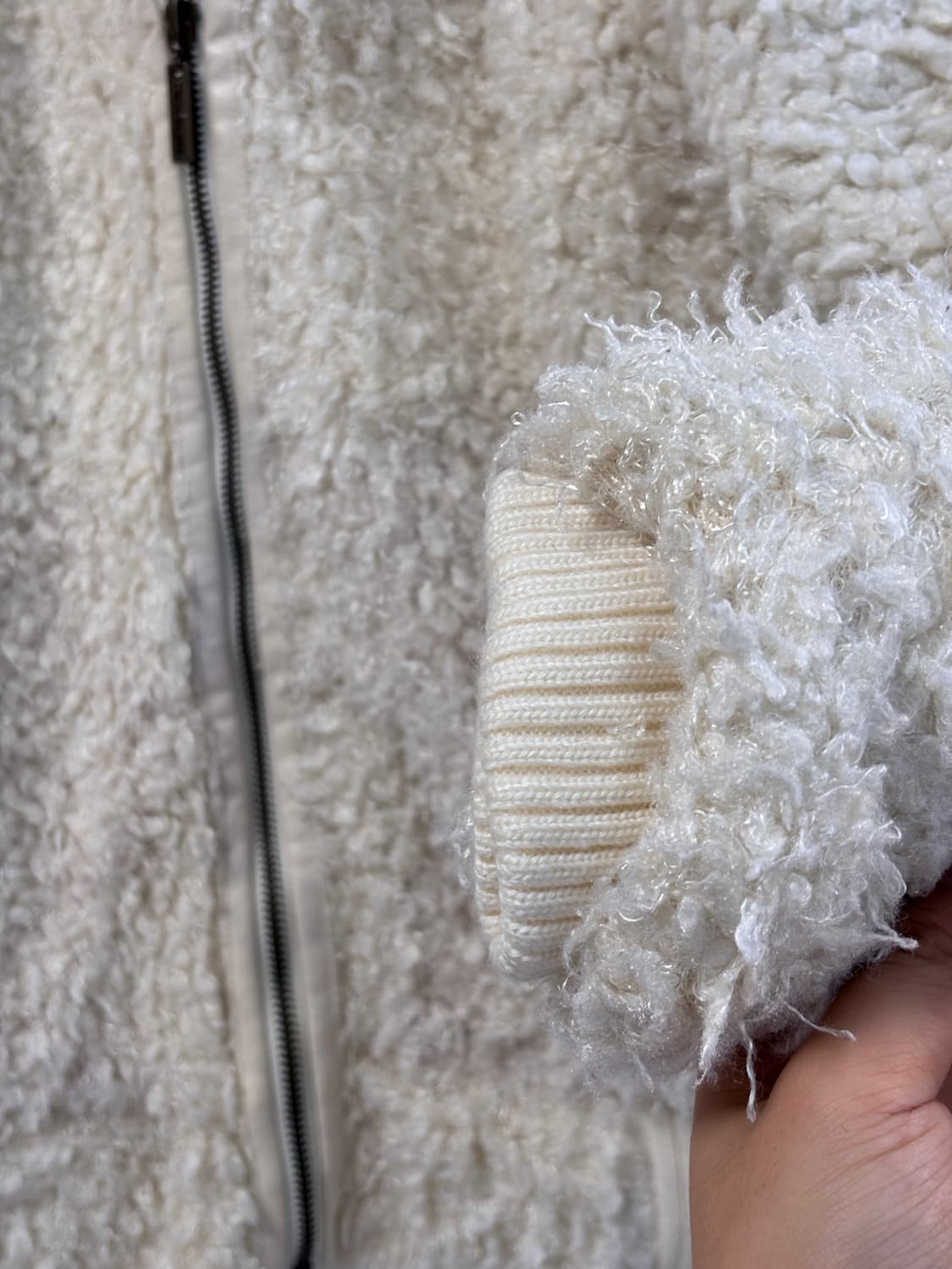 CECIL McBEE 뽀글이 호피 안감 점퍼 상품이미지4