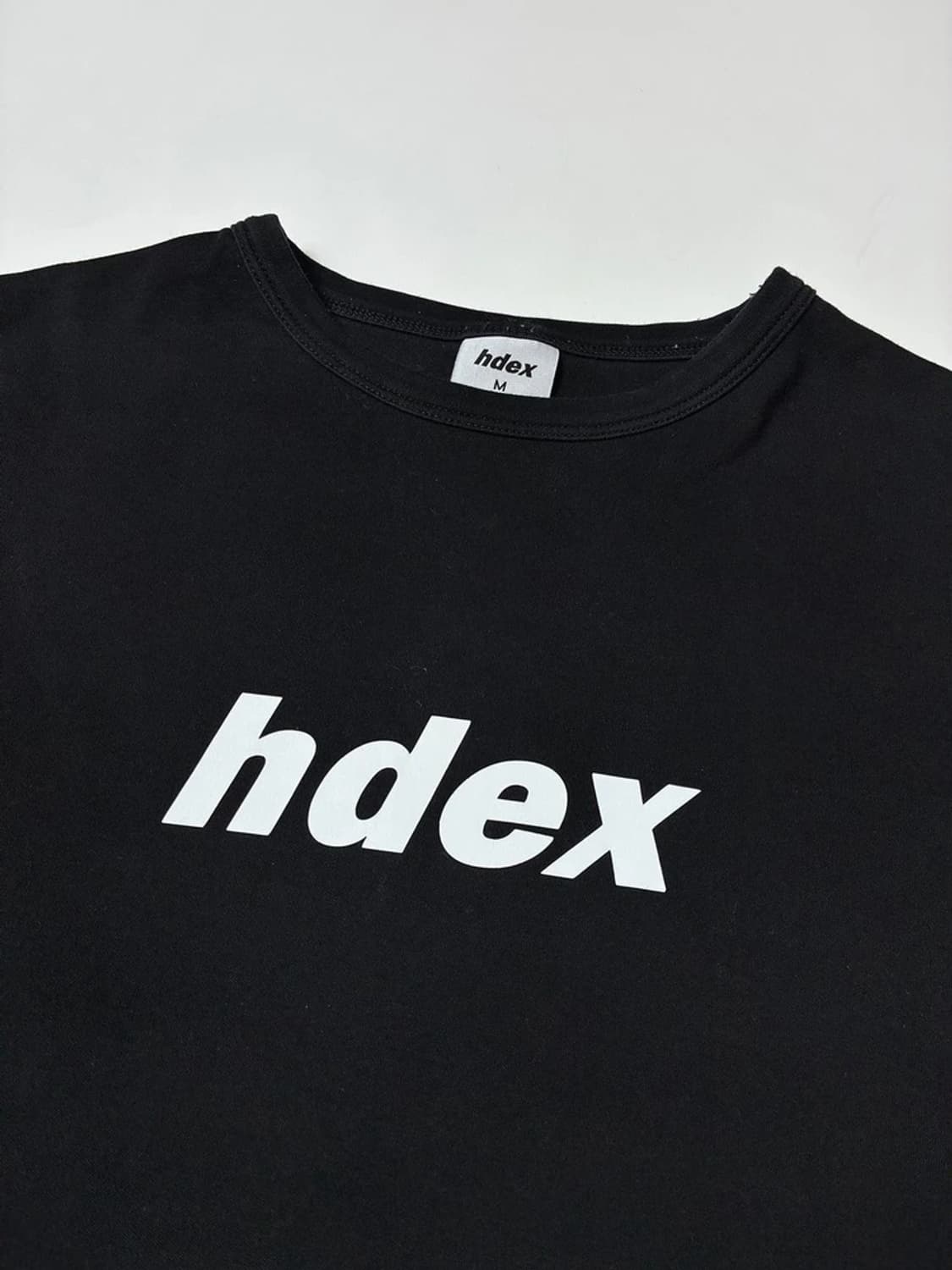 에이치덱스 HDEX 메인로고 머슬핏 코튼 반팔 티셔츠 PN9098 상품이미지3