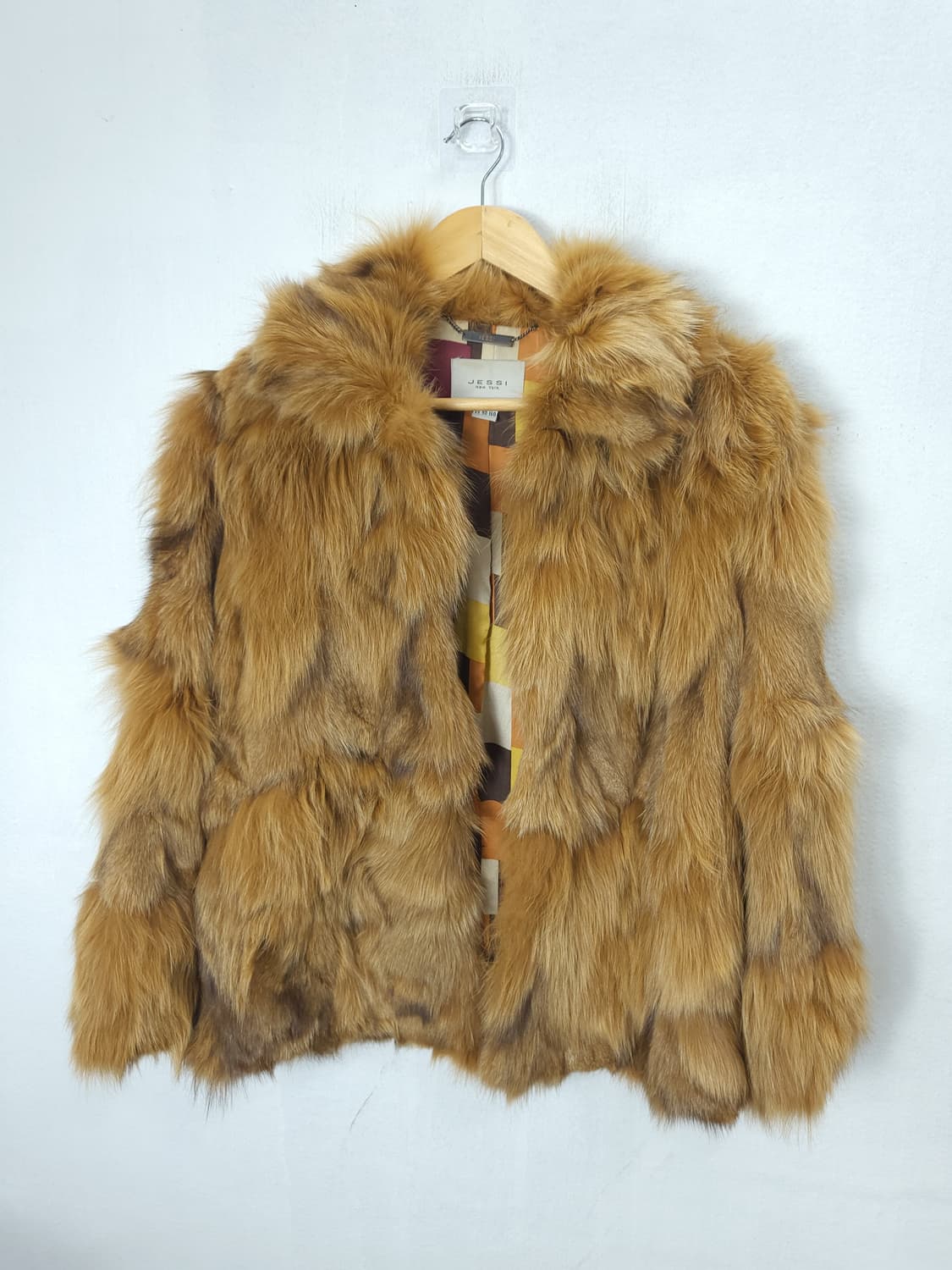Jessi New York 브라운골드 천연폭스퍼 코트 90 S 상품이미지1
