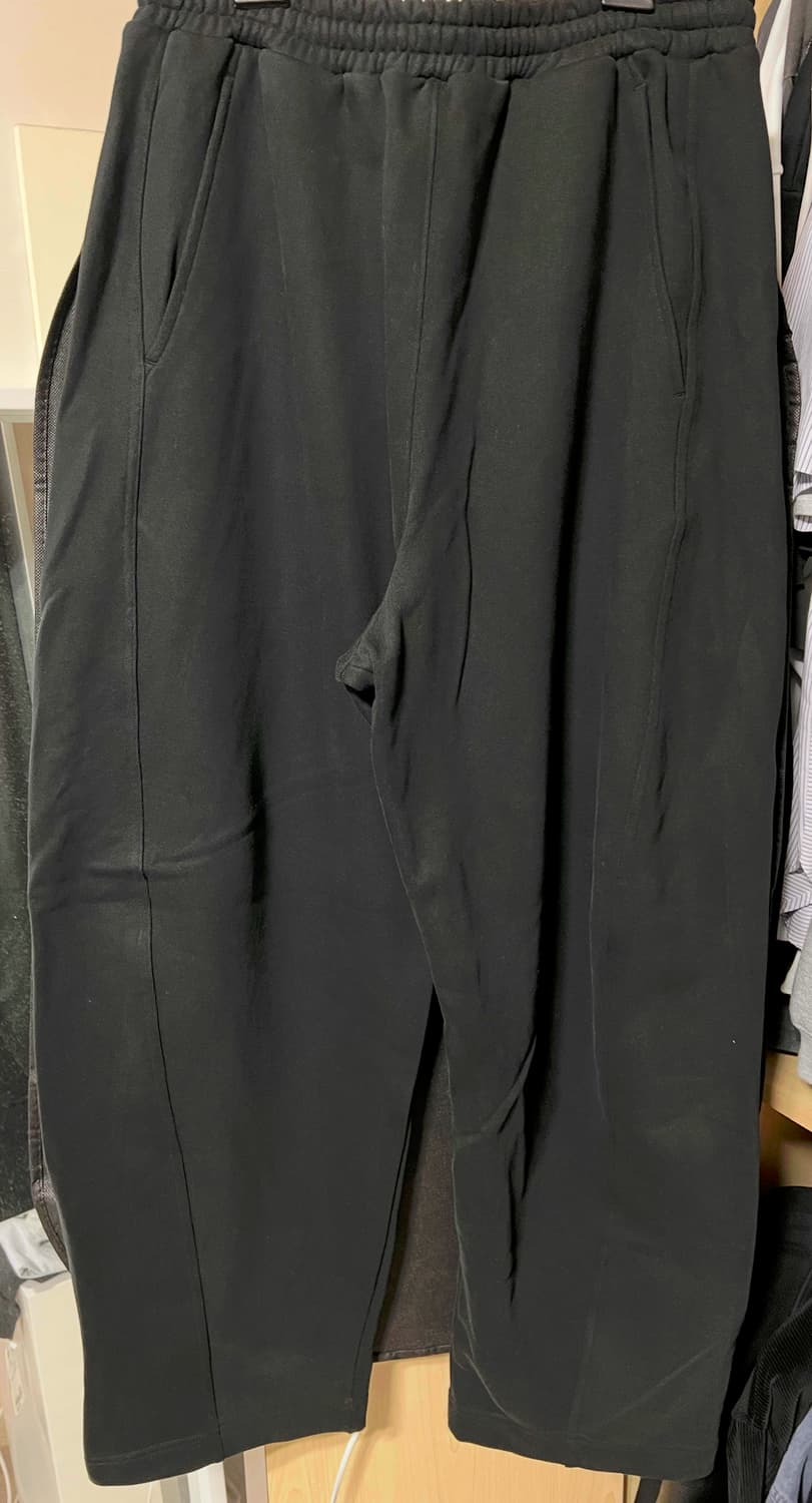 브라운야드 배기 스웨트 팬츠 블랙 4사이즈 상품이미지2