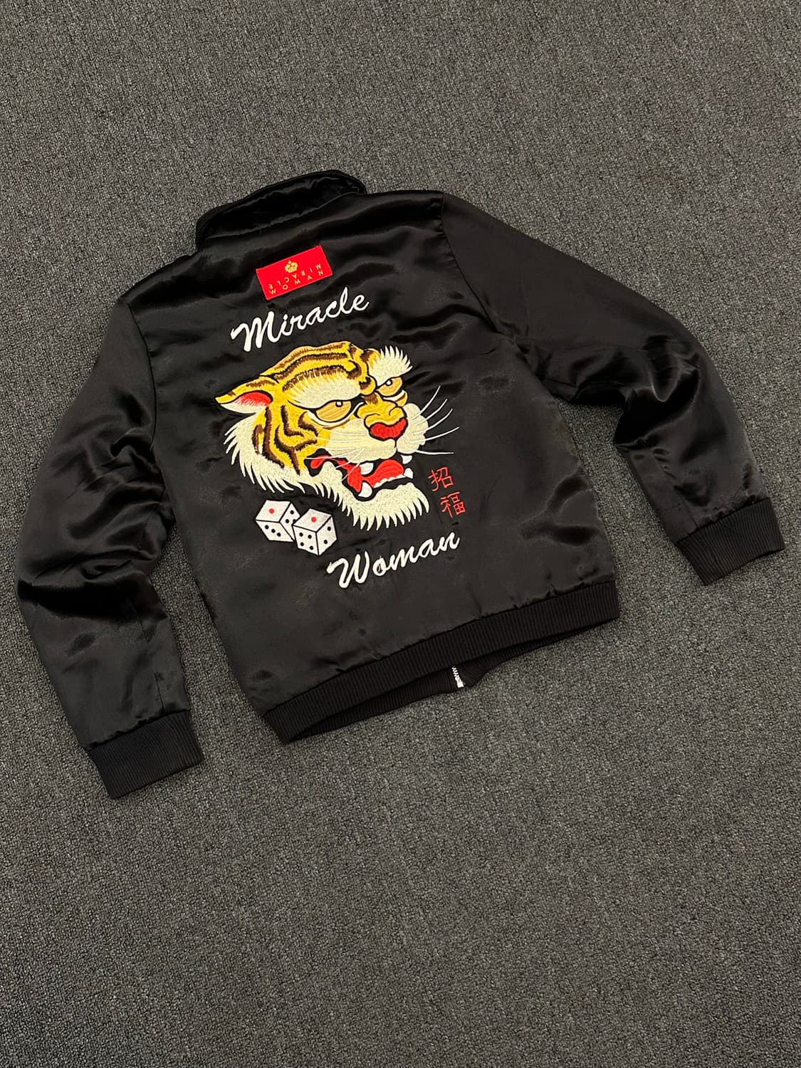 OS)크림소다 리버시블 스카잔 자켓 상품이미지4