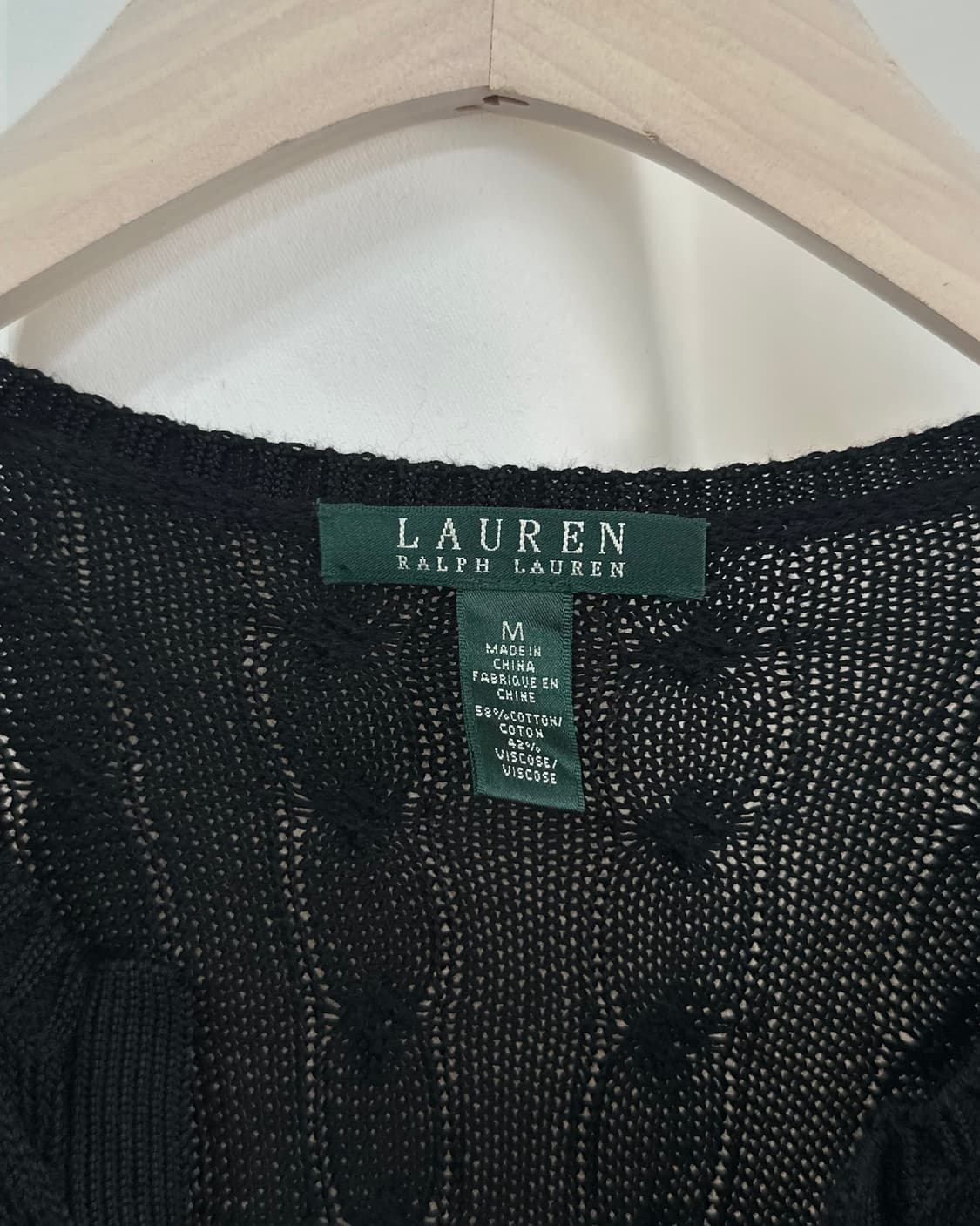 [LAUREN RALPH LAUREN] V neck cable knit 상품이미지6