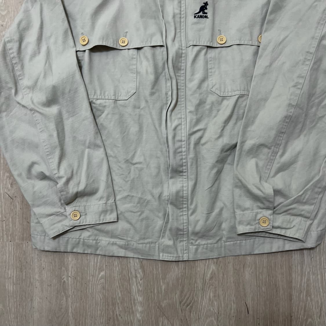 캉골 헤리티지 코튼 블루종 워크자켓 L/100  상품이미지4