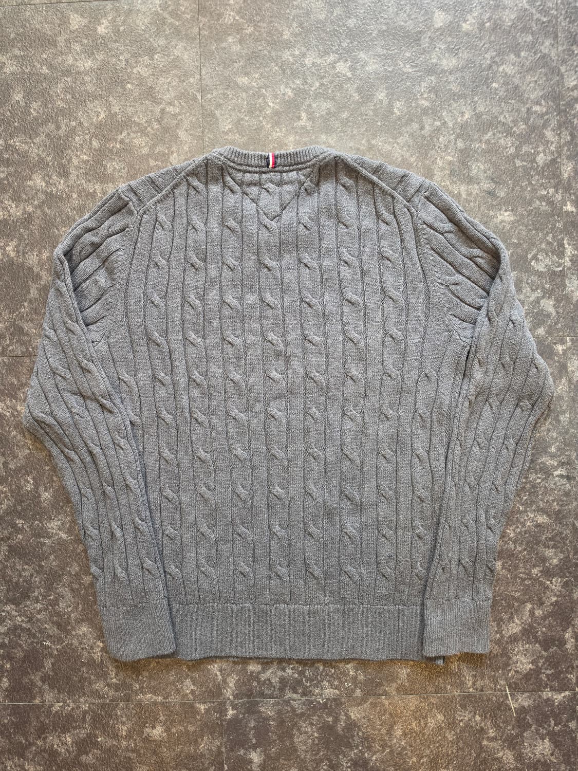 #타미힐피거 #남여공용 크루넥 케이블 니트 스웨터 - S 상품이미지8