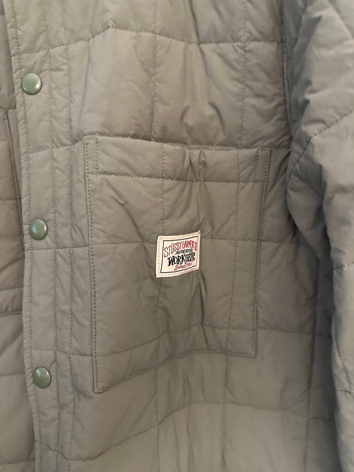 스투시 퀼티드 자켓 M 상품이미지3