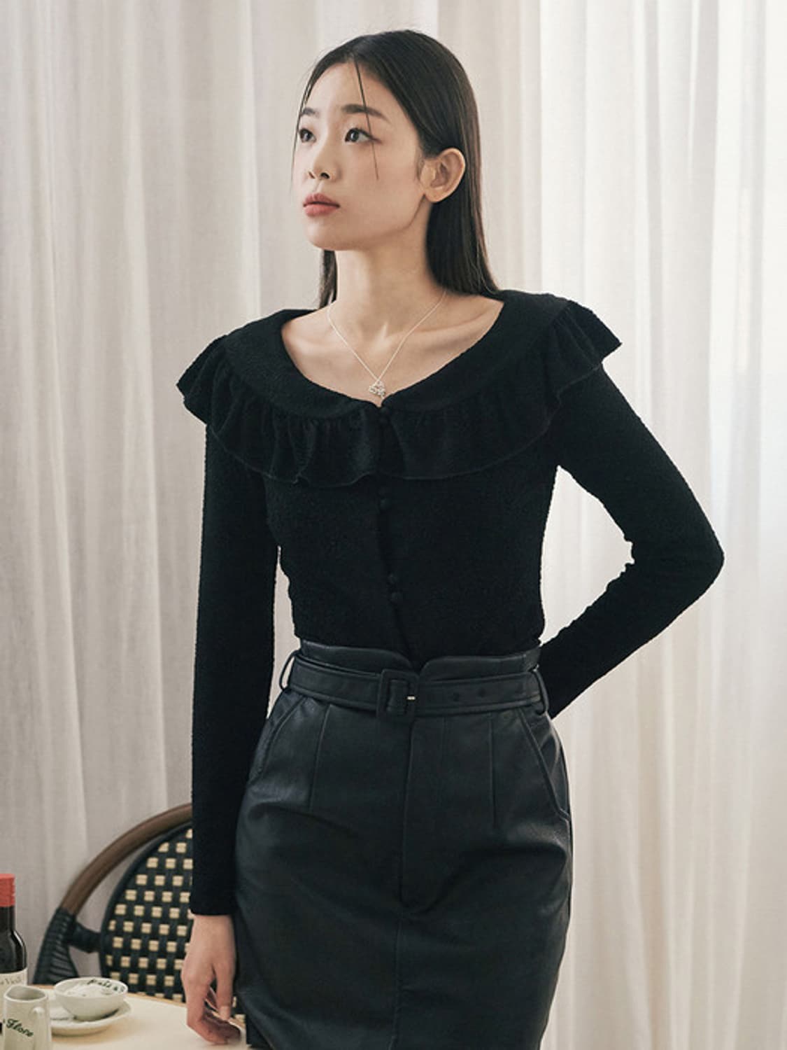 플로움 코코 러플 가디건 상품이미지1
