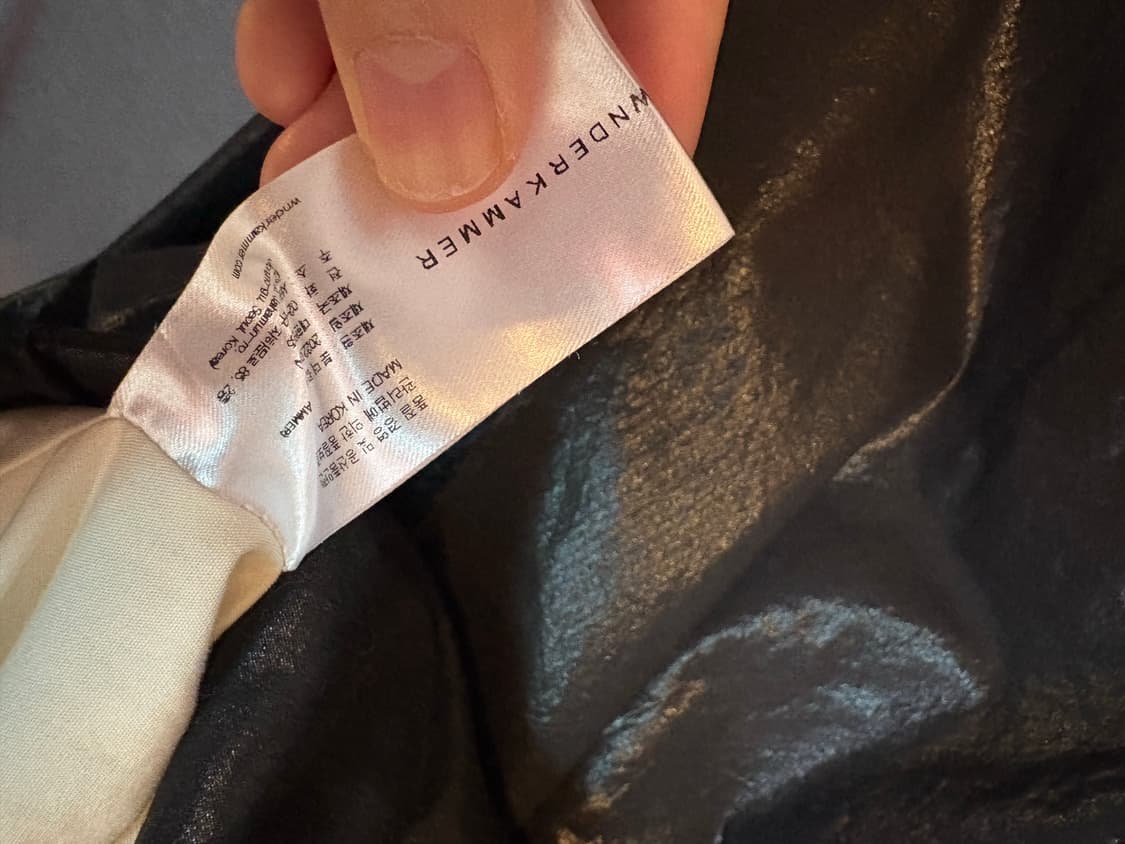 분더캄머 WNDERKAMMER 블랙 자켓 M 상품이미지8