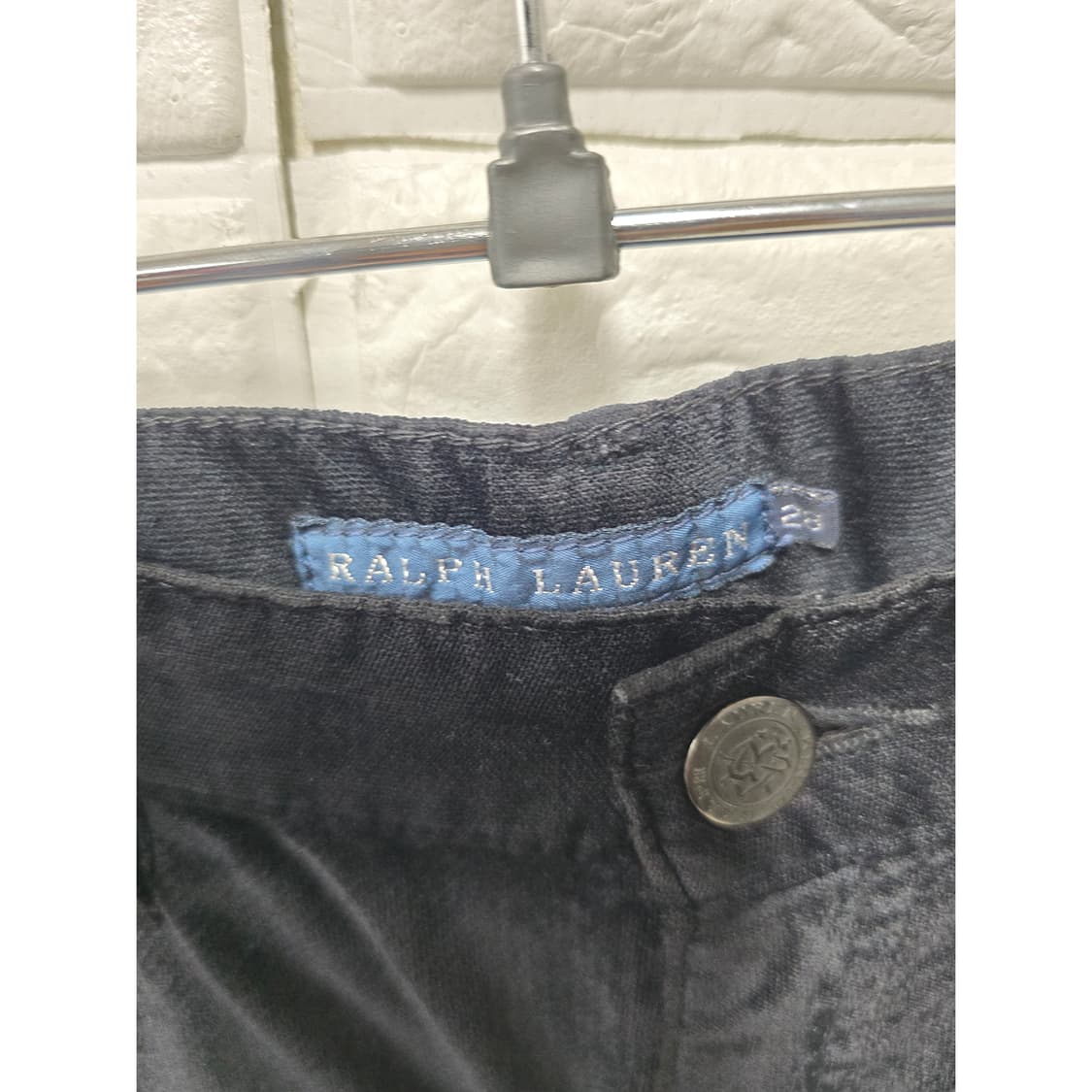 택포) 폴로랄프로렌 블랙 벨벳 바지 30인치 상품이미지2