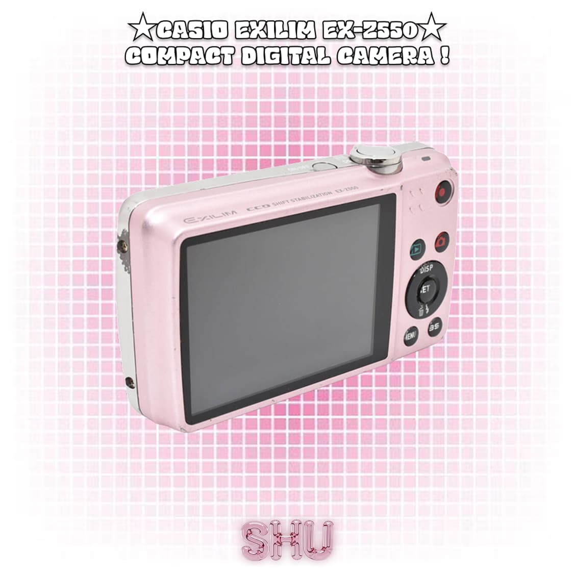 카시오 엑슬림 EX-Z550 빈티지 디카 디지털카메라 핑크 상품이미지5
