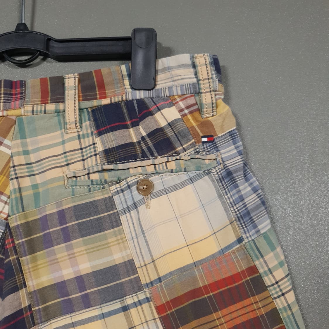 32~33) 타미힐피거 마드라스 패치워크 반바지 쇼츠 하프 팬츠 베이지 상품이미지10