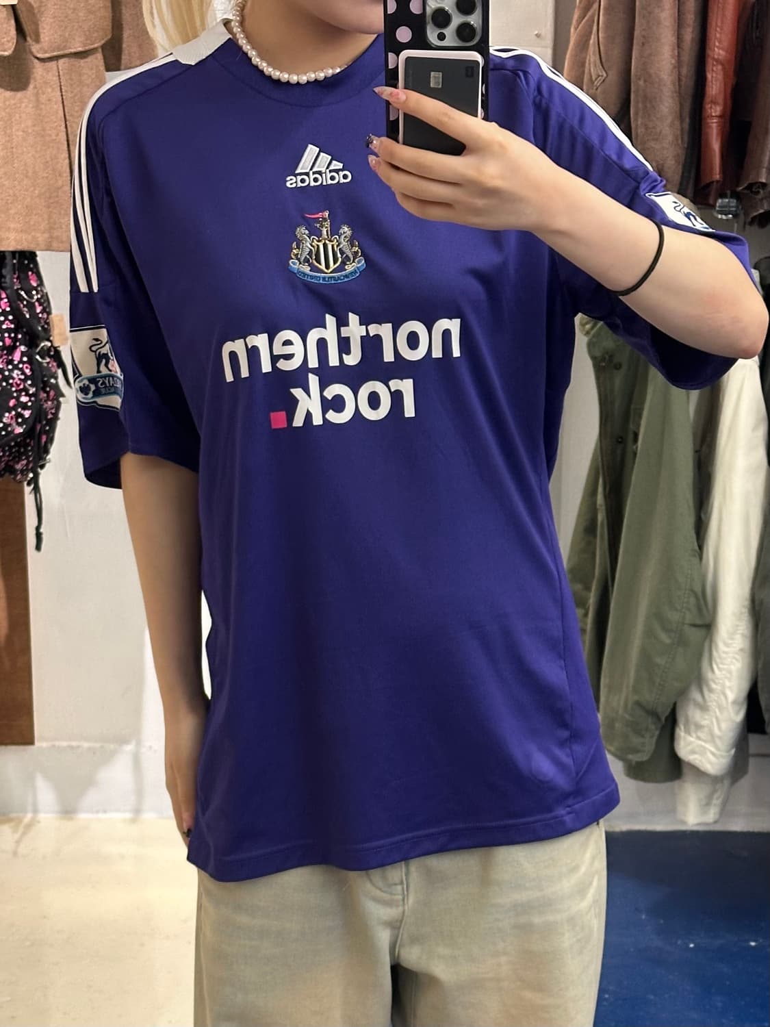 Adidas 08 뉴캐슬 어웨이 유니폼 반팔티 상품이미지1