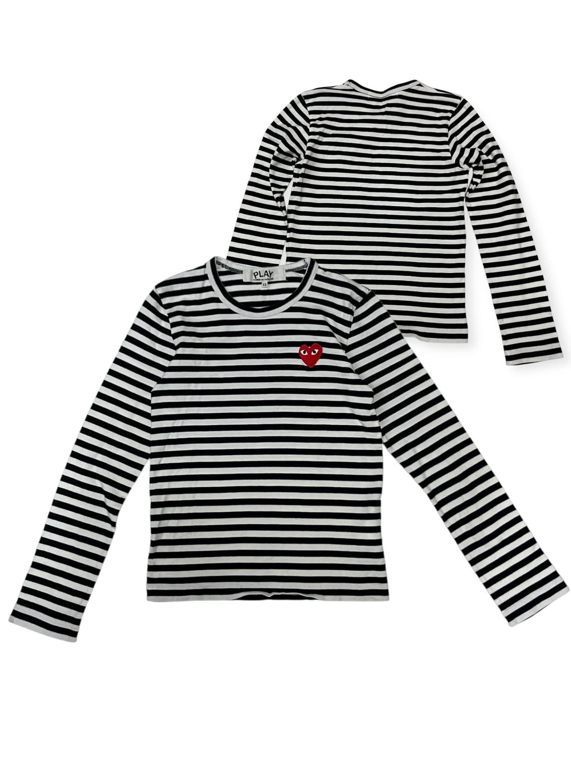 꼼데가르송 스트라이프 긴팡 티셔츠 XS 상품이미지1