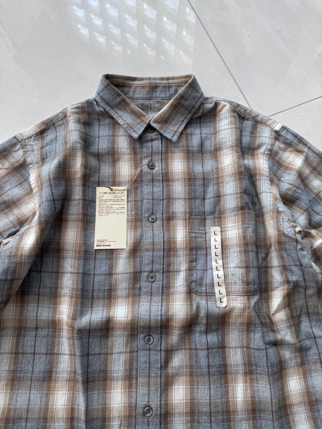 LONG SLEEVE PLAID SHIRT 긴팔 플레드 셔츠 상품이미지3