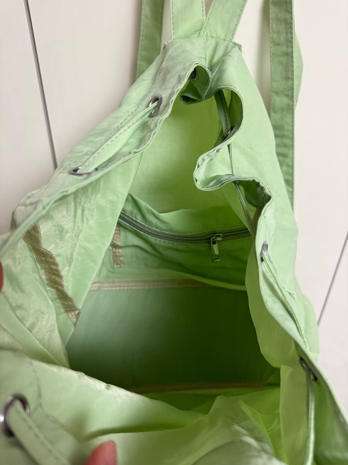 에프터먼데이 네이버후드 백팩 민트 새상품 상품이미지2