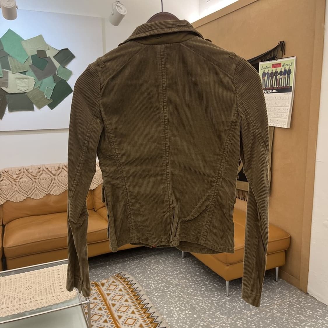 폴로 랄프로렌 코지 캐주얼 코듀로이 딱붙핏 자켓 XS C10946 상품이미지4