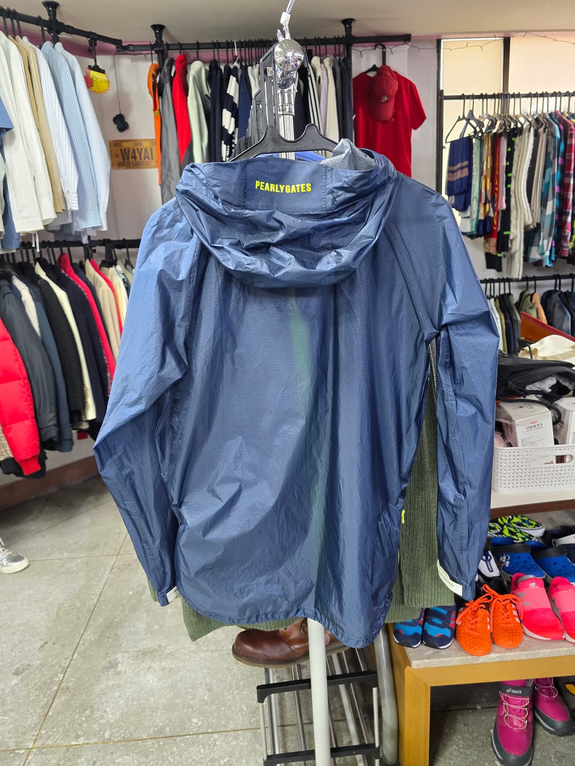 파리게이츠 바람막이 후드집업 네이비 (1376) 상품이미지2