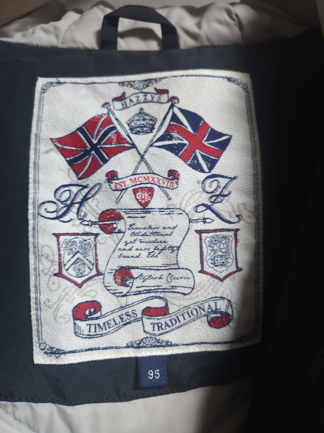 헤지스 구스다운 패딩점퍼, M 상품이미지3