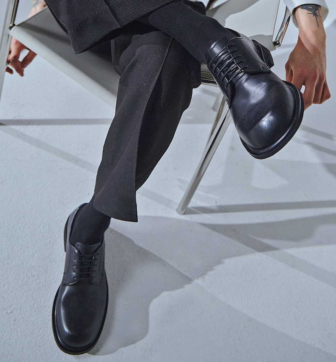 수제화banf 더비 스퀘어토 280 상품이미지5