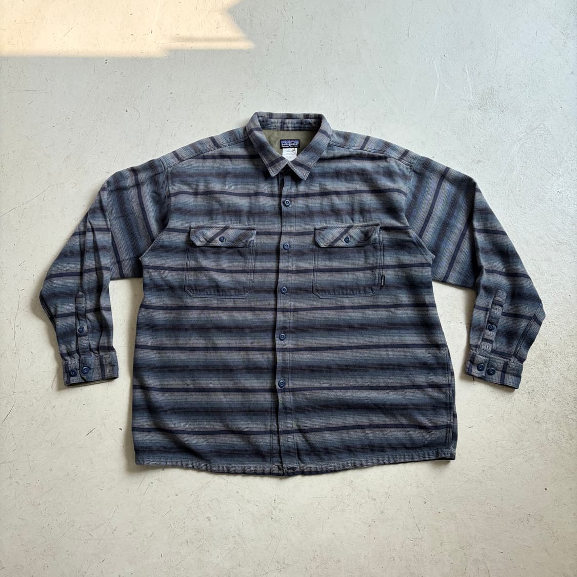 파타고니아 빈티지 스트라이프 셔츠 XL 상품이미지1
