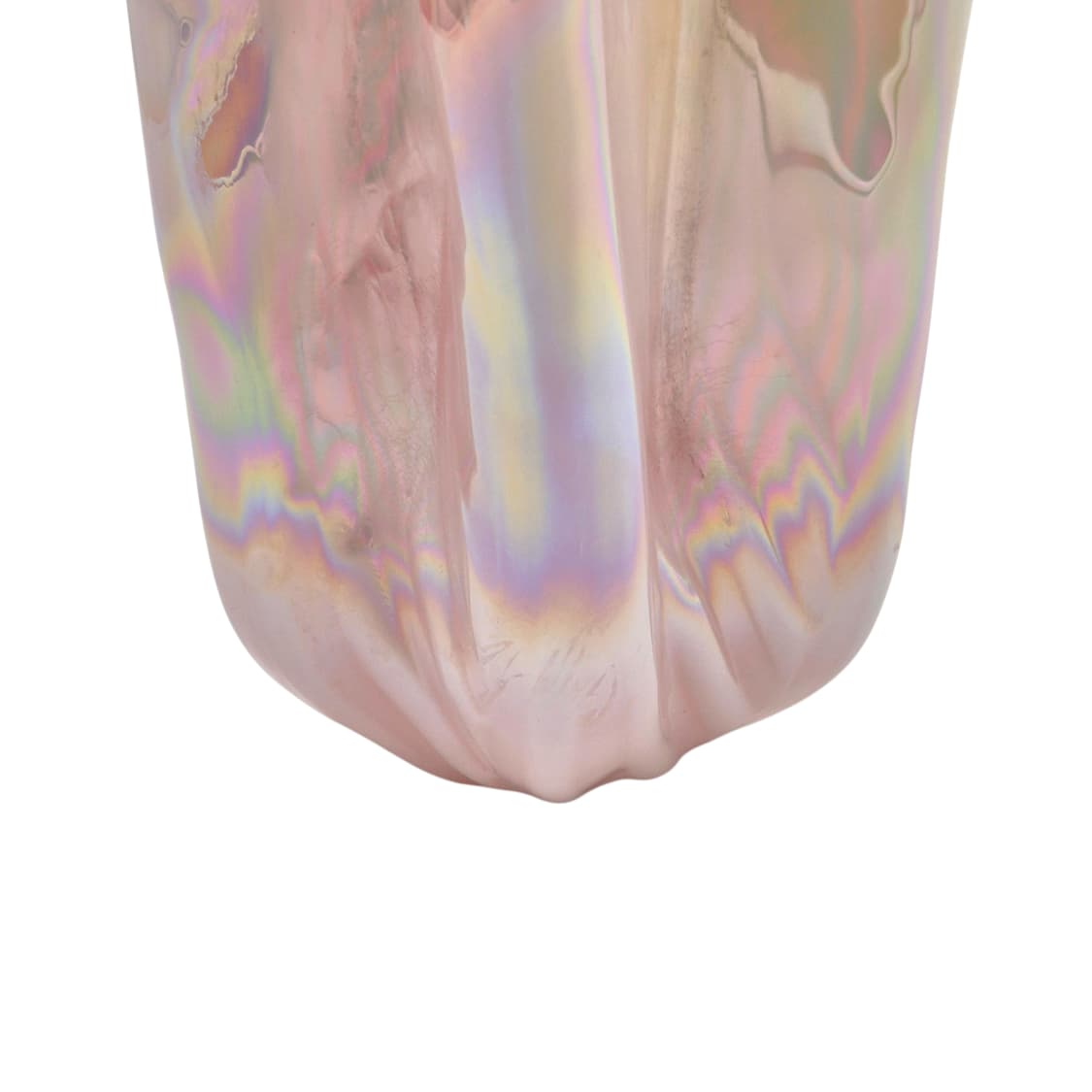 80s 쿠라타 핑크 오로라 산호 대형 꽃병 상품이미지3