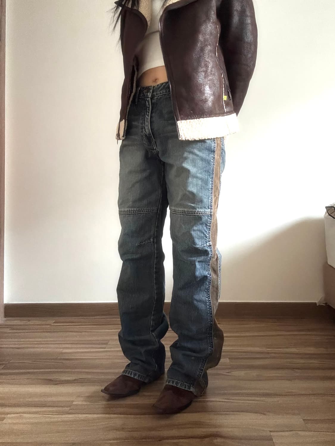 그런지 데님 팬츠 상품이미지1