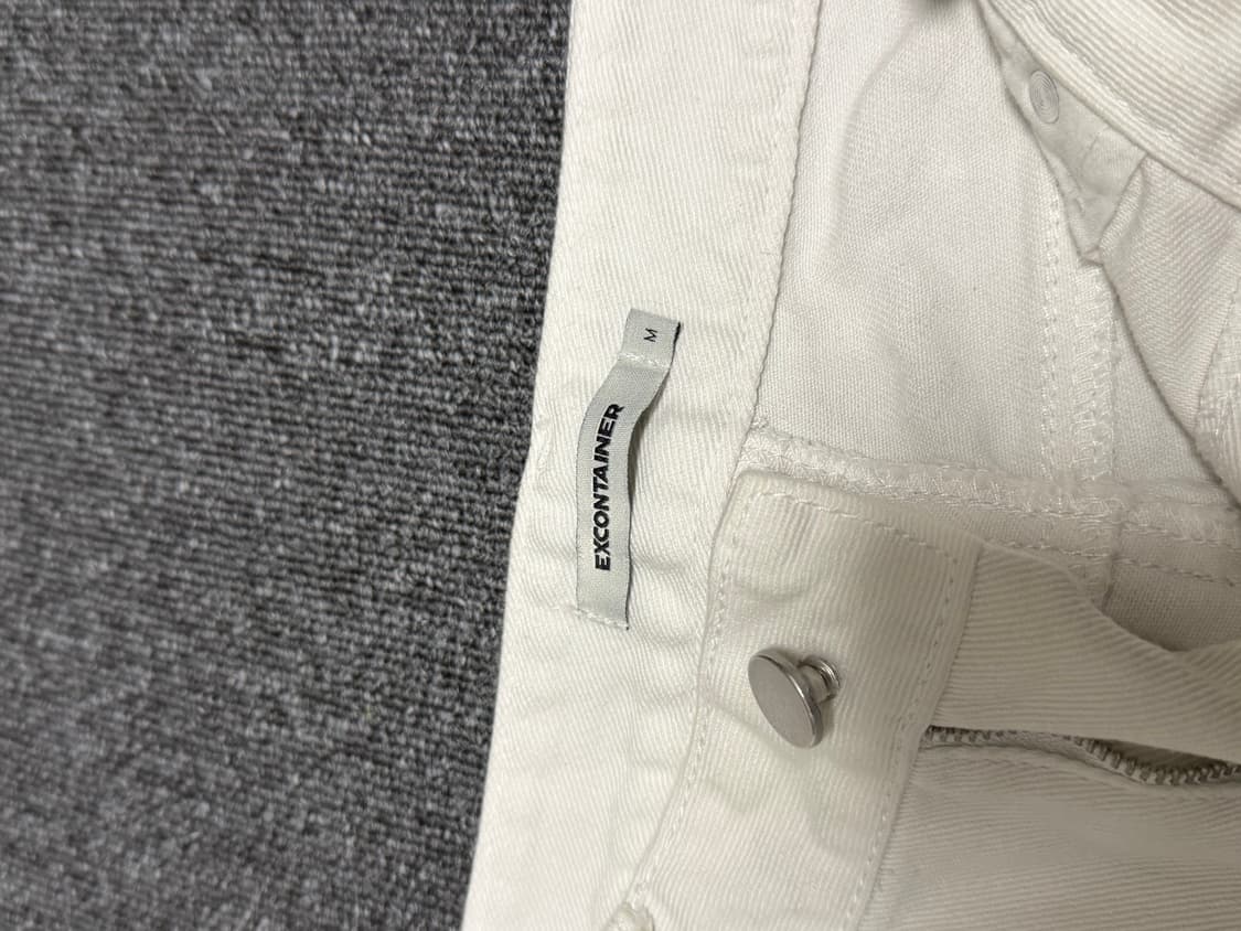 엑스턴테이너 크롭 테이퍼드 데님 팬츠 상품이미지2