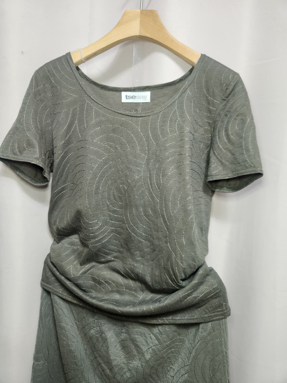 tse say 여성 반팔 상의 스커트 세트 상품이미지4