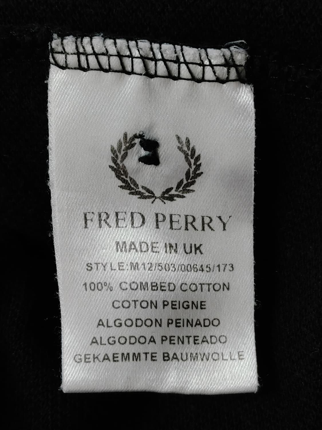 FRED PERRY 프레드페리 골드라인배색 반팔카라티 상품이미지6