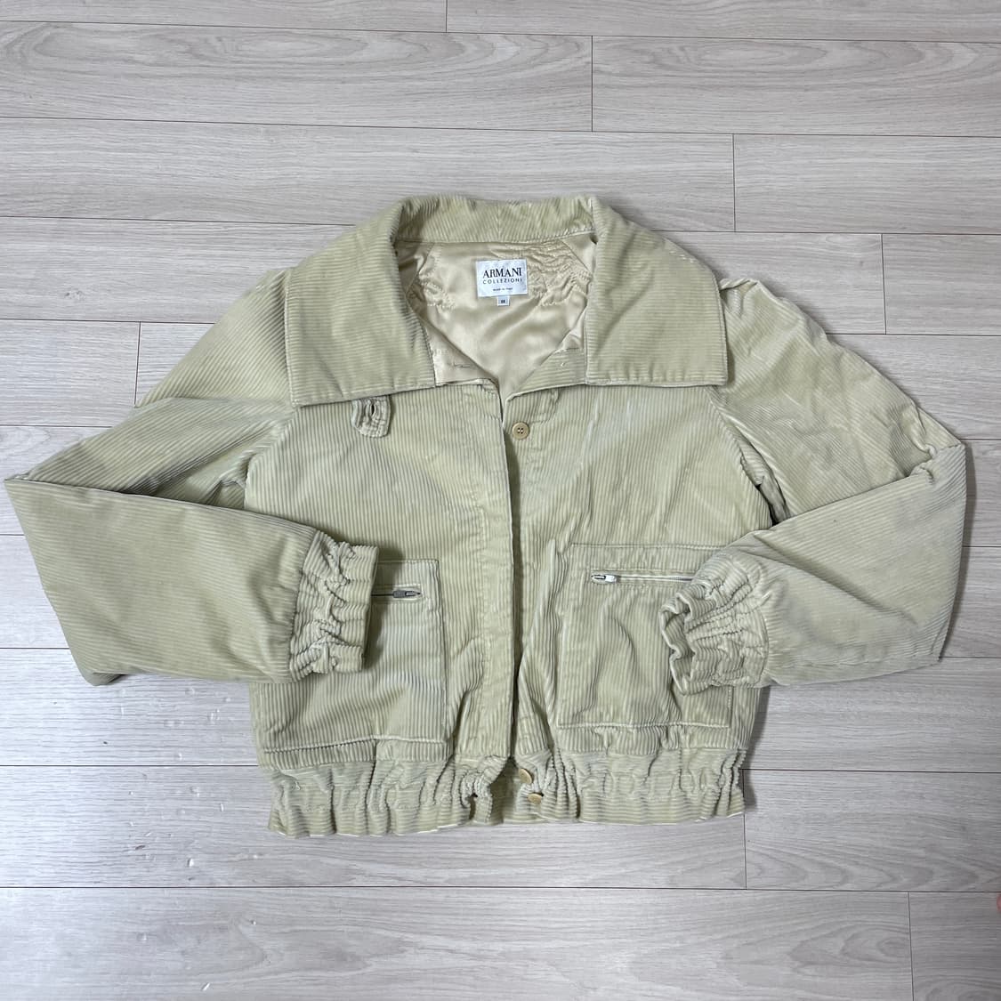 아르마니 꼴레지오니 여성 코듀로이 자켓 상품이미지1