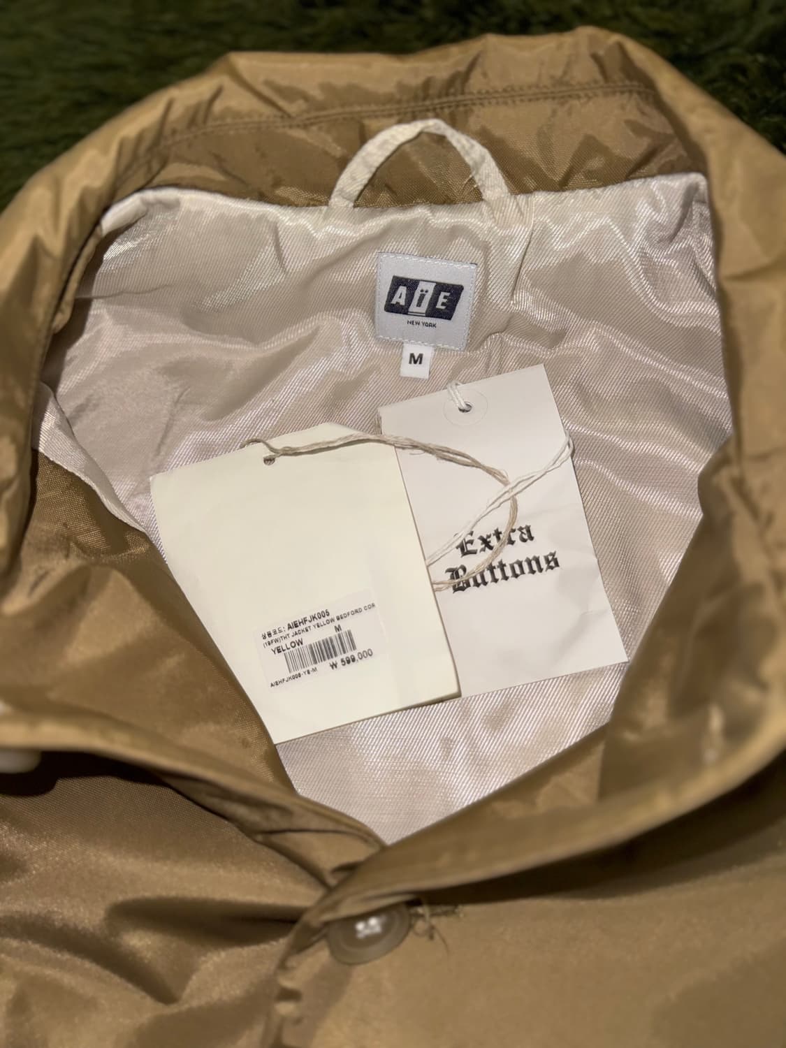 [M] AIE 19FW 배드포드 나일론 코듀로이 투톤 자켓 상품이미지5