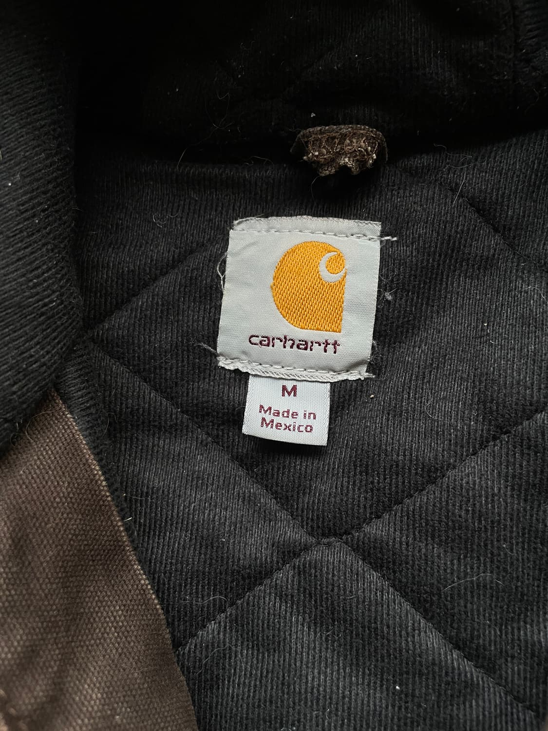 칼하트 j130 DKB 다크 브라운 액티브 자켓 샌드스톤 상품이미지3