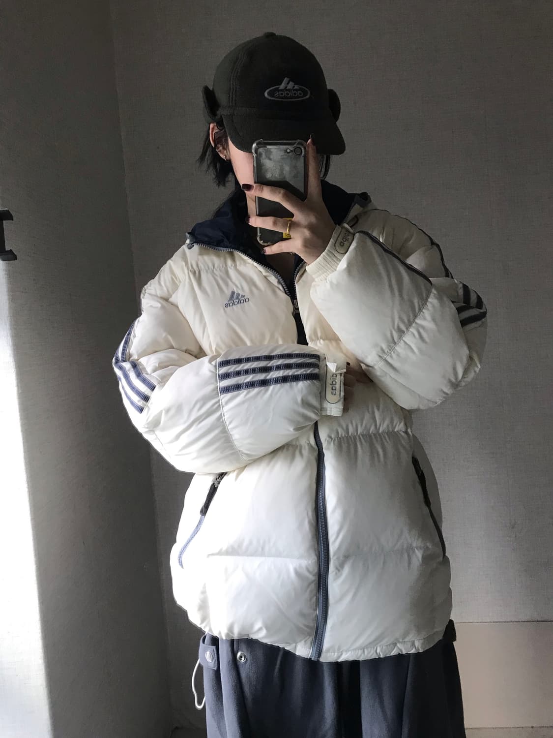 아디다스 아이보리 90s 패딩 상품이미지2