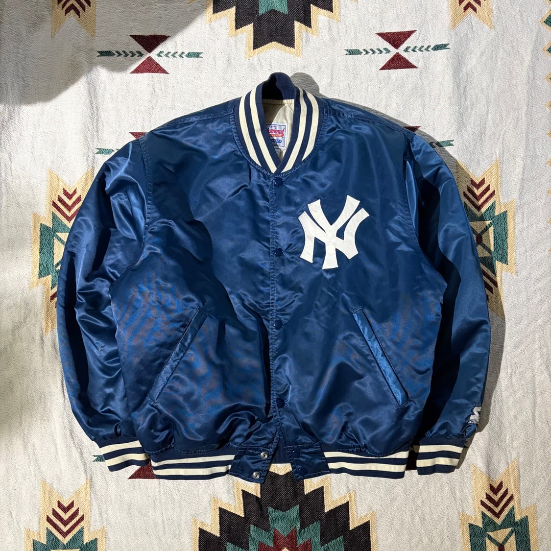 90s Starter Yankees varsity Jacket 상품이미지1