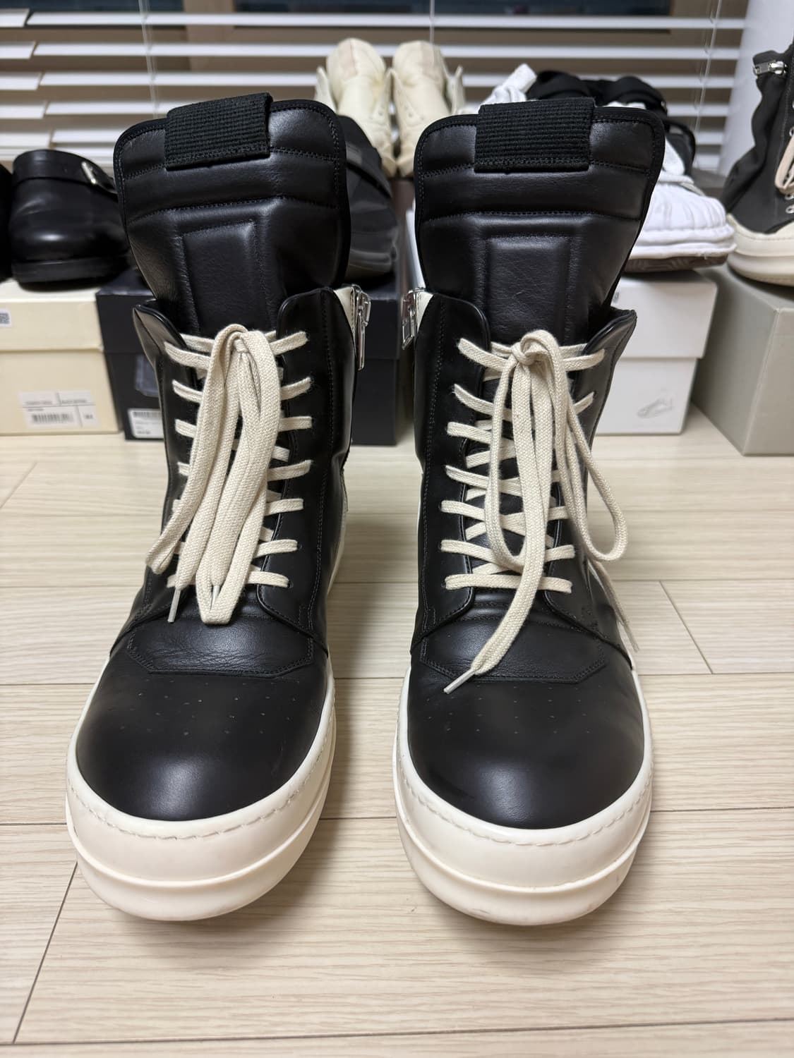 릭오웬스 지오바스켓 45사이즈 상태 최상급 상품이미지1