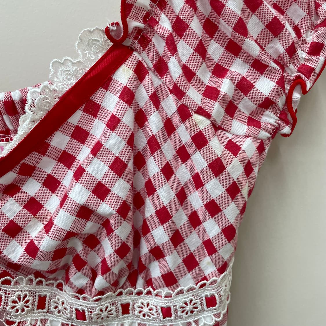 Tralala 트랄라라 체크 반팔 티셔츠 상품이미지3